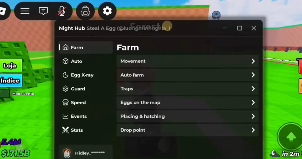 Night Hub Script